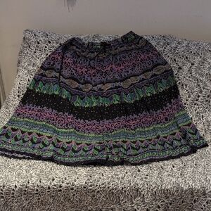 313 ✨ Y2K Boho Siren Mini Skirt ✨ Midnight Amethyst • Mystic  • Indie Leopard •